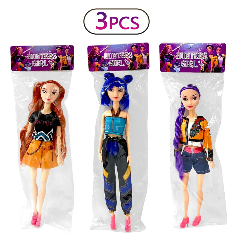 K-Pop Demon Hunters Vinyl Toy - Rumi Mira Zoi Character Figurines