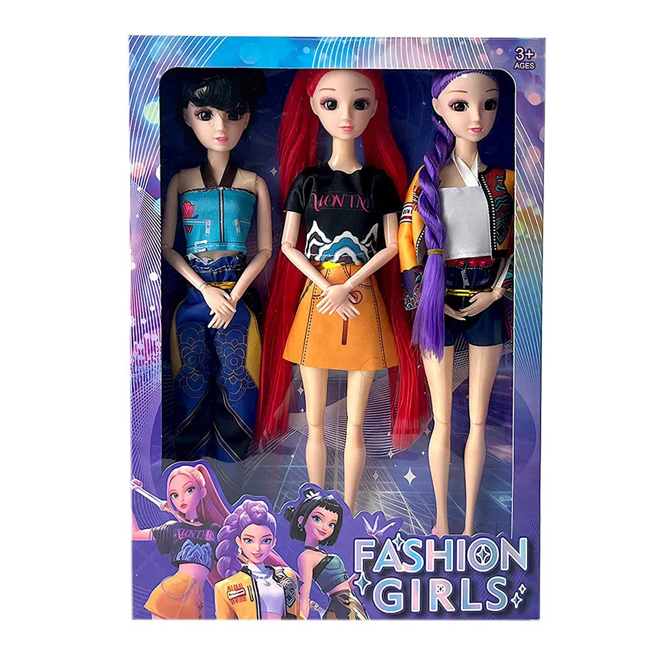 K-Pop Demon Hunters Vinyl Toy - Rumi Mira Zoi Character Figurines