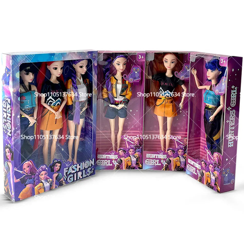 K-Pop Demon Hunters Vinyl Toy - Rumi Mira Zoi Character Figurines