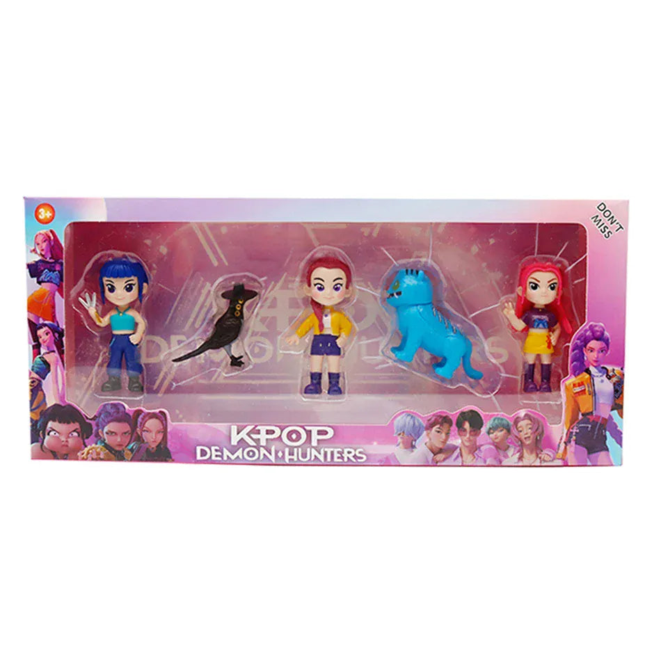 2026NEW Kpop Devil Hunter Rumi Zoe Mira anime polyvinyl chloride character collection desktop trinkets Childrens New Year gift