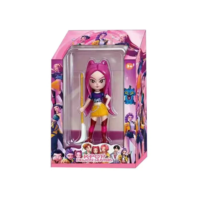 2026NEW Kpop Devil Hunter Rumi Zoe Mira anime polyvinyl chloride character collection desktop trinkets Childrens New Year gift