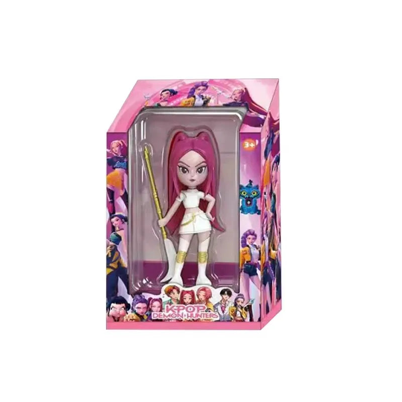 2026NEW Kpop Devil Hunter Rumi Zoe Mira anime polyvinyl chloride character collection desktop trinkets Childrens New Year gift