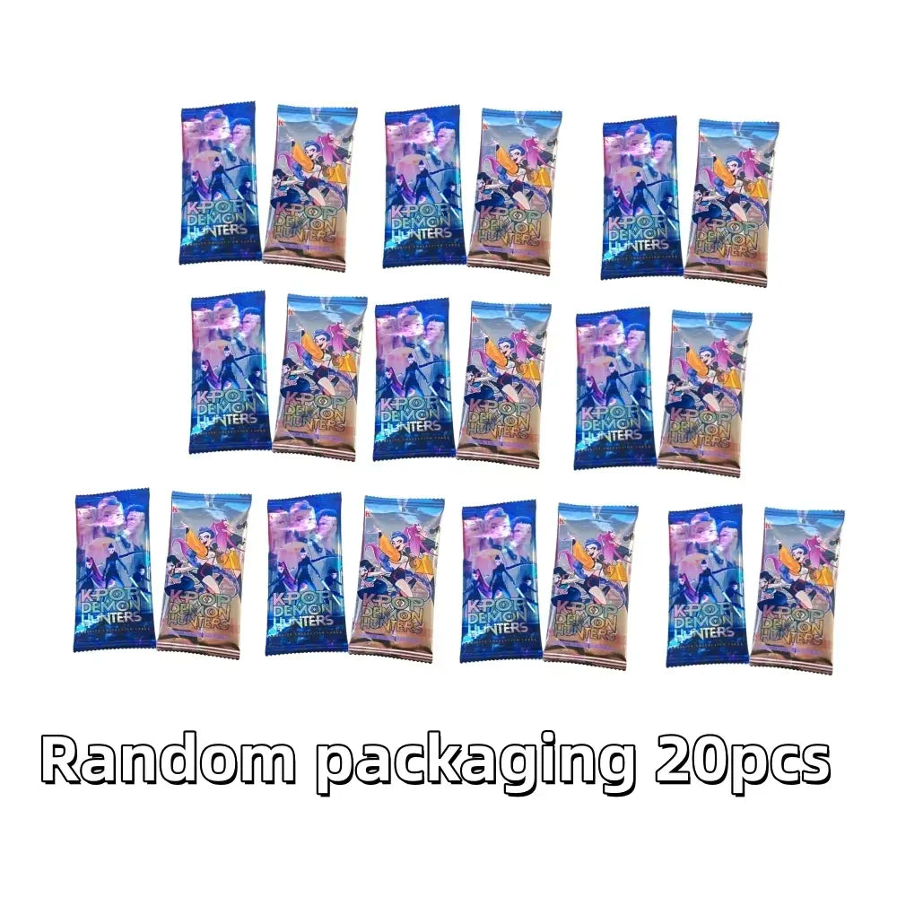 Anime Kpop Demon Hunter Collectible Card Game Blind Box K pop Huntrix Rumi Mira Zoey Photocard Adult Fun Hobby Mystery Bag Gifts