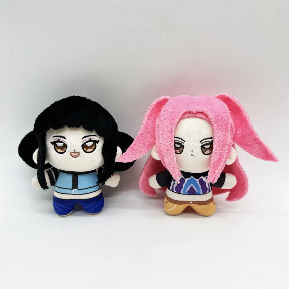 Cartoon Kpop Demons Hunters Plush Toys Rumi Zoey Mira Soft Cute Keychain Toys Stuffed Dolls Hunt Girl Group Kids Christmas Gifts