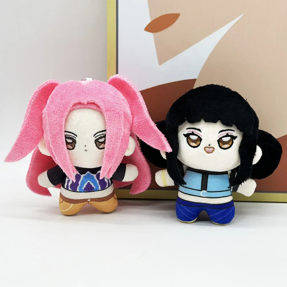 Cartoon Kpop Demons Hunters Plush Toys Rumi Zoey Mira Soft Cute Keychain Toys Stuffed Dolls Hunt Girl Group Kids Christmas Gifts