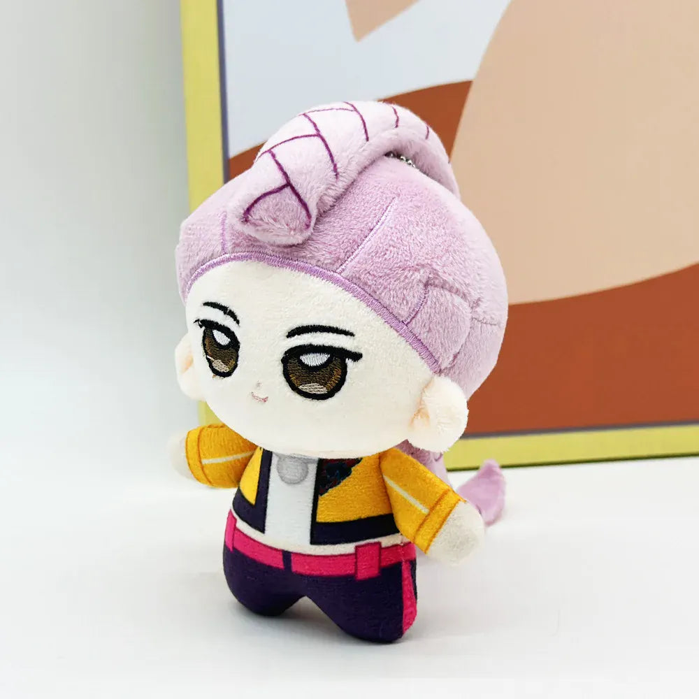 Cartoon Kpop Demons Hunters Plush Toys Rumi Zoey Mira Soft Cute Keychain Toys Stuffed Dolls Hunt Girl Group Kids Christmas Gifts