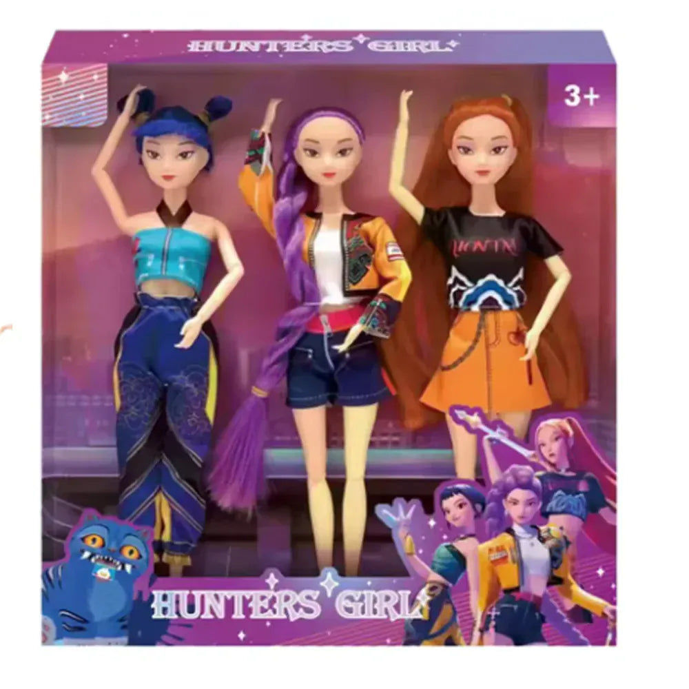 Exclusive K-POP Anime Demon Hunters Witch Hunter Group High Appearance  Doll Decorative Doll Girl's  Holiday Gifts Collectible