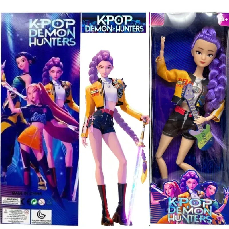 Exclusive K-POP Anime Demon Hunters Witch Hunter Group High Appearance  Doll Decorative Doll Girl's  Holiday Gifts Collectible