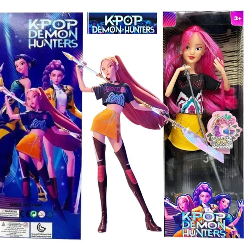 Exclusive K-POP Anime Demon Hunters Witch Hunter Group High Appearance  Doll Decorative Doll Girl's  Holiday Gifts Collectible
