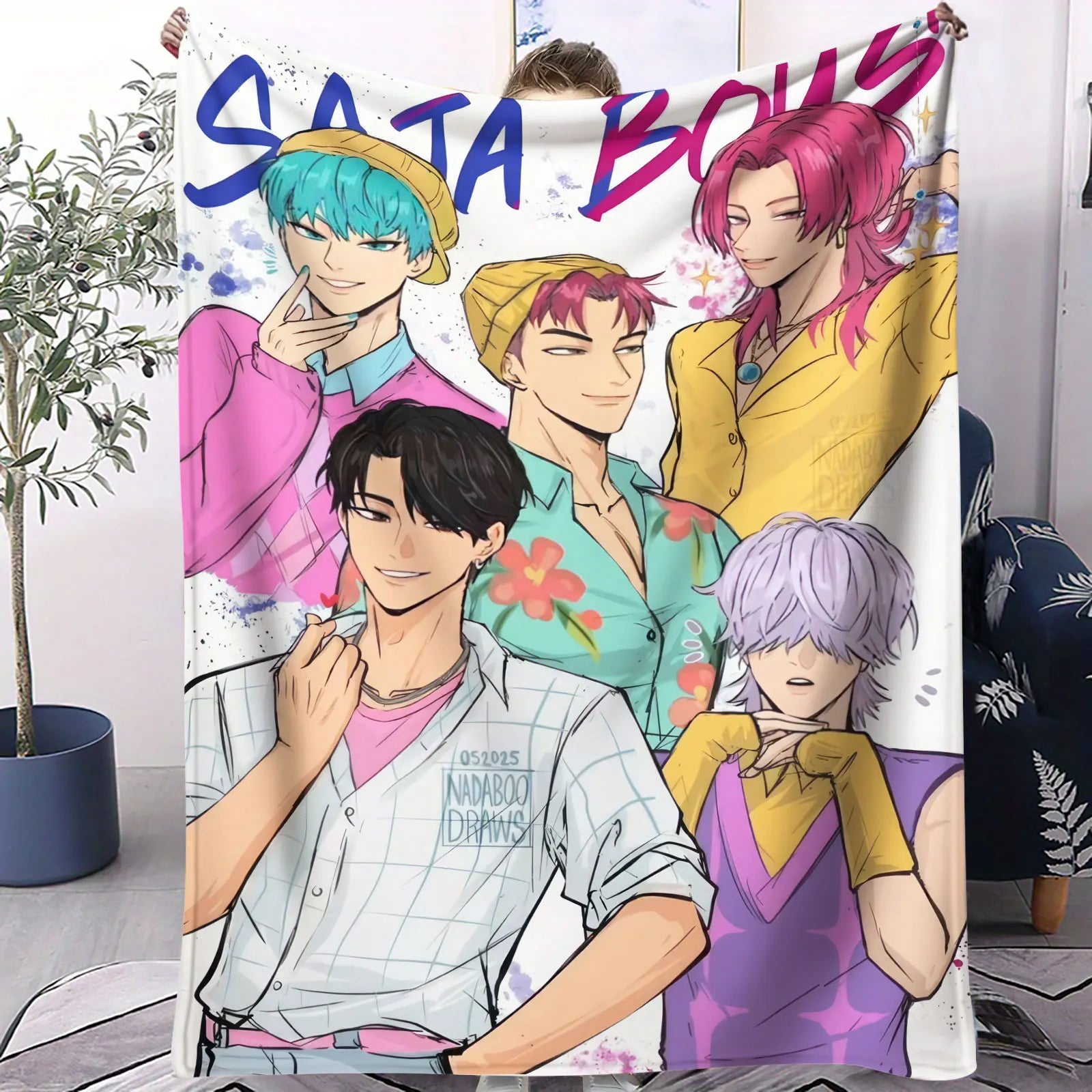 K Pop Demon Hunters Blanket Flannel Blanket Hot Anime Fan Gift for Home Sofa Cover Camping Travel Multifunctional Winter Blanket