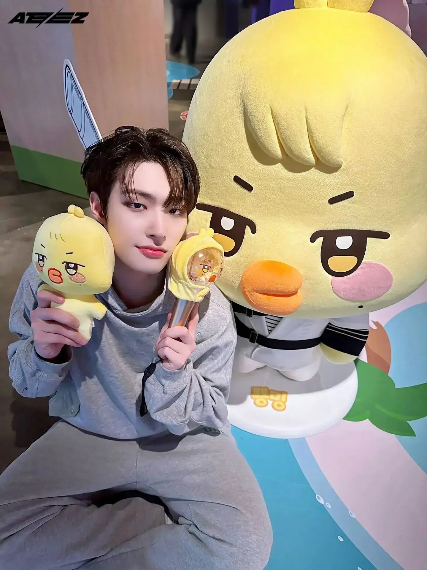 Kpop ATEEZ Aniteez Plush Kawaii Cartoon Stuffed Animals Doll Cute Stuffed Toys Pillows Home Decoration Gifts