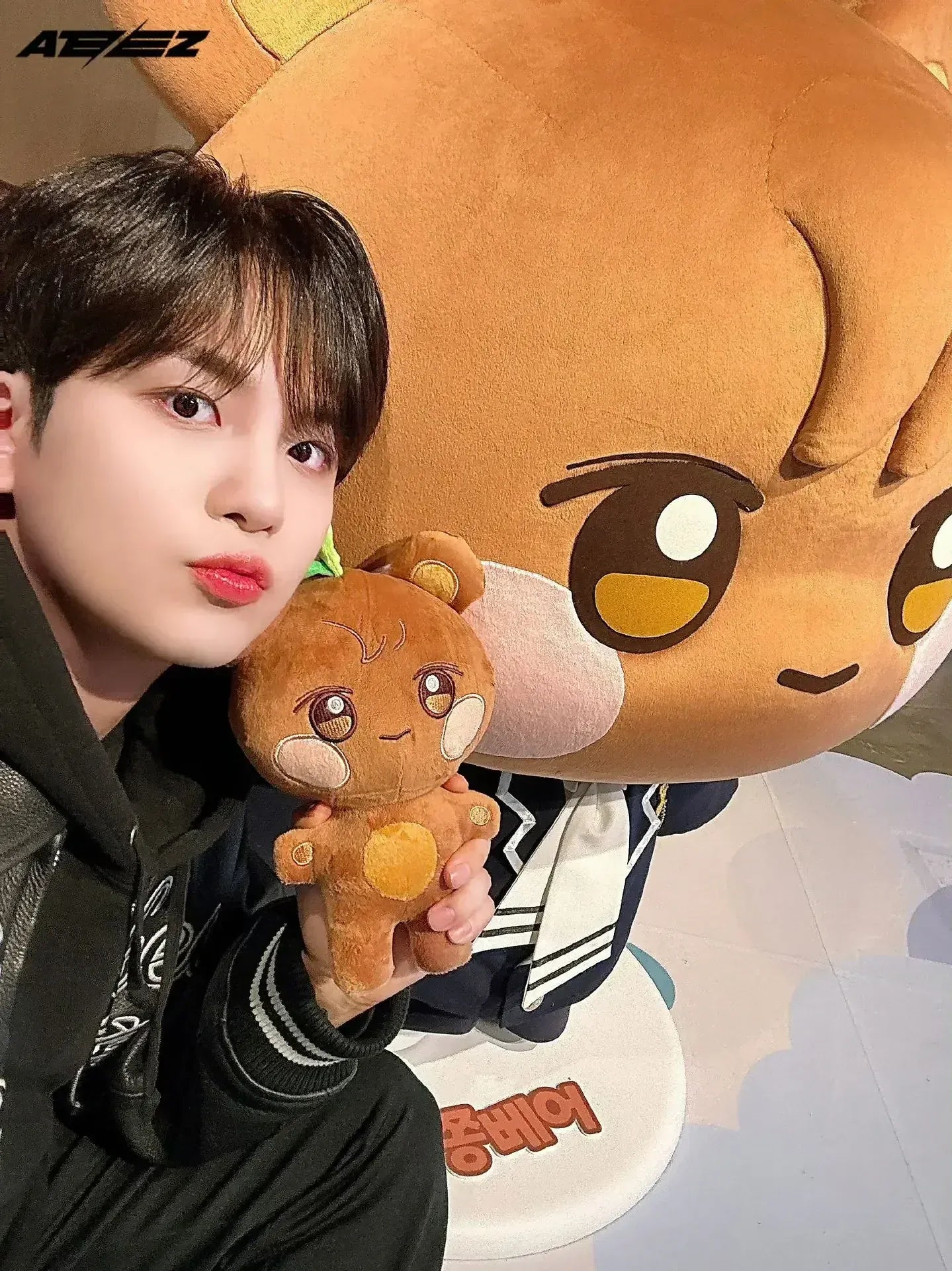 Kpop ATEEZ Aniteez Plush Kawaii Cartoon Stuffed Animals Doll Cute Stuffed Toys Pillows Home Decoration Gifts