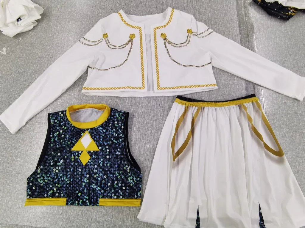 Kpop Demon Hunter Cosplay Costume, Rumi Zoey Mira, Girls Style, Kids Stage Show Clothing, Halloween