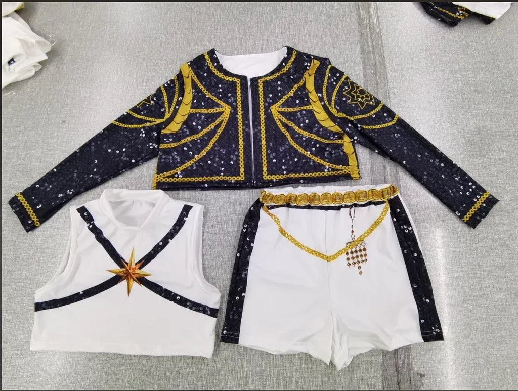 Kpop Demon Hunter Cosplay Costume, Rumi Zoey Mira, Girls Style, Kids Stage Show Clothing, Halloween