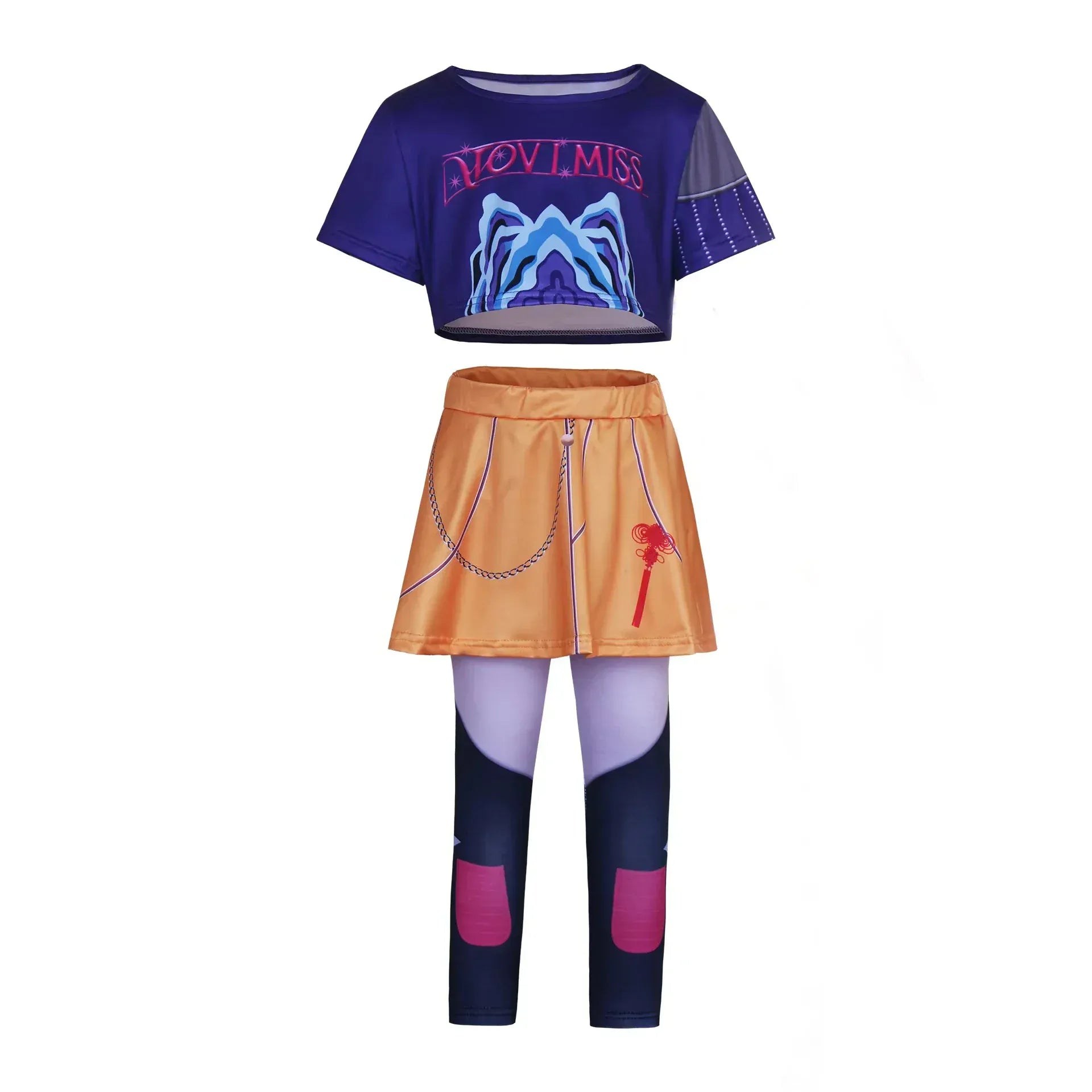 Kpop Demon Hunter Cosplay Costume, Rumi Zoey Mira, Girls Style, Kids Stage Show Clothing, Halloween