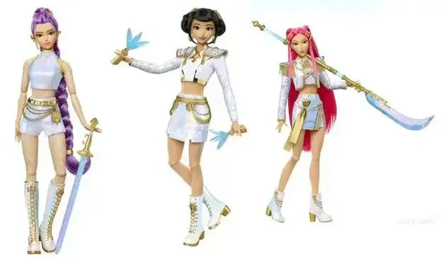 K-pop Demon Hunters 30cm Action Doll Toy Set Rumi Mila Zoe Girls
