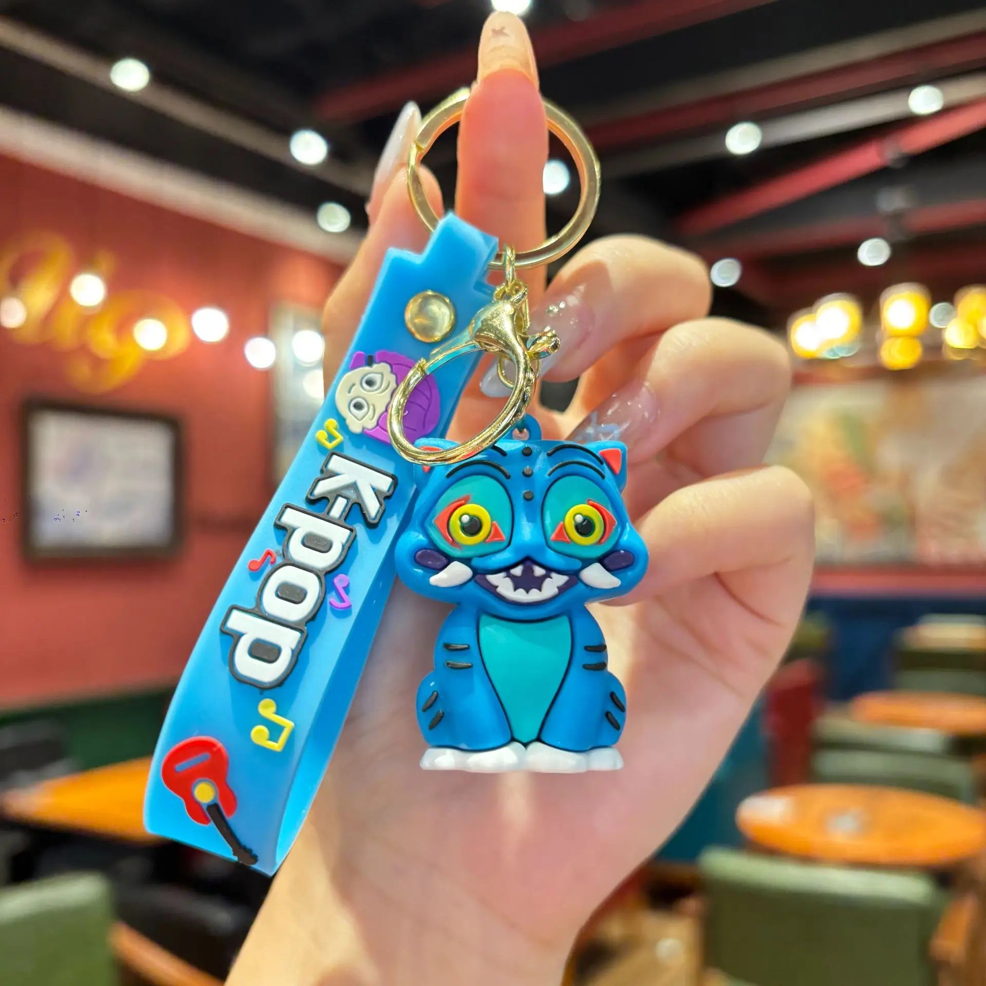 KPop Devil Hunter Peripheral Widget Rumi Mira Zoe PVC Keychain Backpack Decoration Widget Accessories Toys