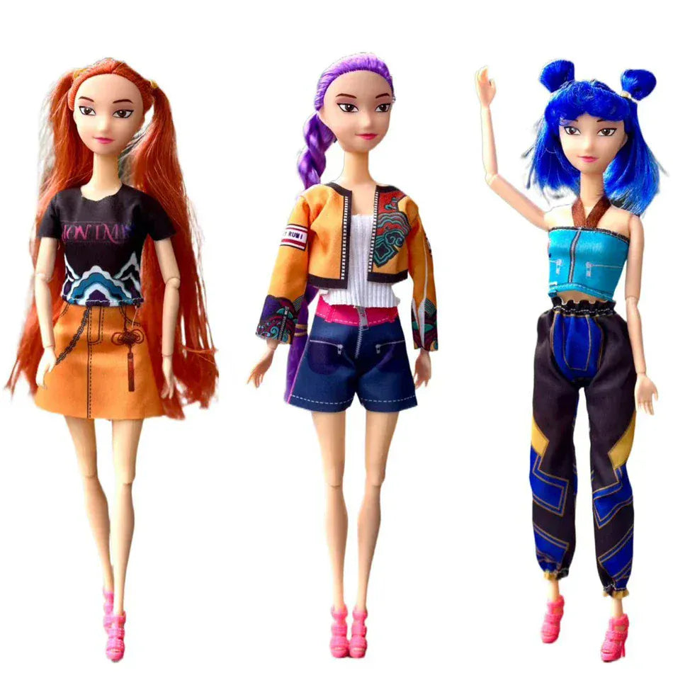 NEW Anime 30CM K-Pop Demon Hunters Doll Vinyl Toy