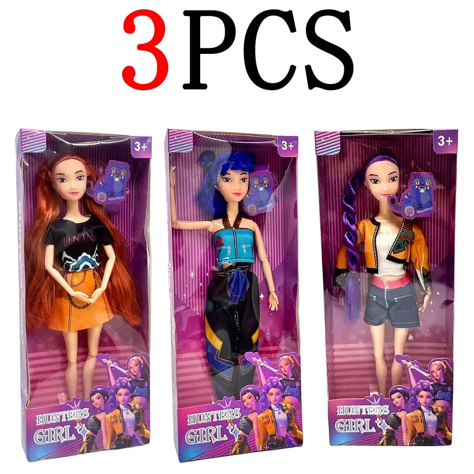 NEW Anime 30CM K-Pop Demon Hunters Doll Vinyl Toy