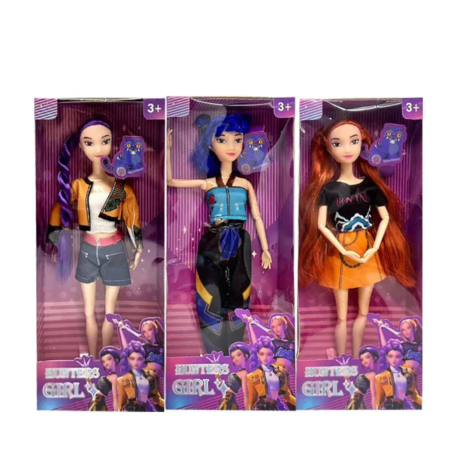 NEW Anime 30CM K-Pop Demon Hunters Doll Vinyl Toy