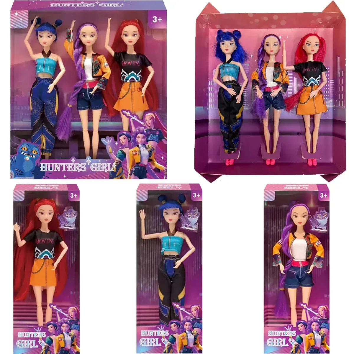 NEW Anime K-Pop Demon Hunters Doll Vinyl Toy