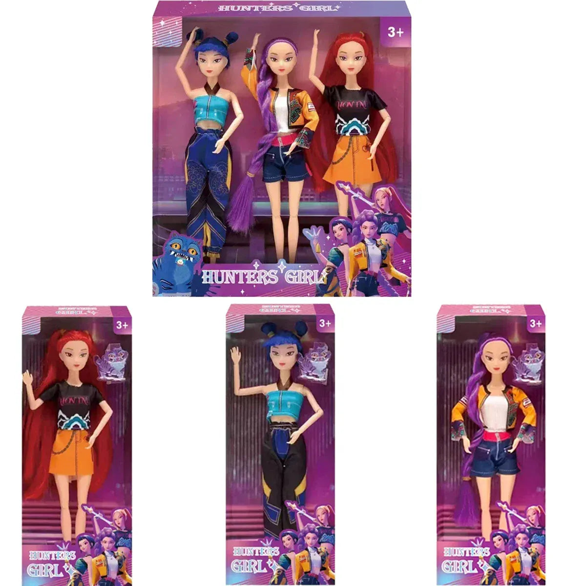 NEW Anime K-Pop Demon Hunters Doll Vinyl Toy