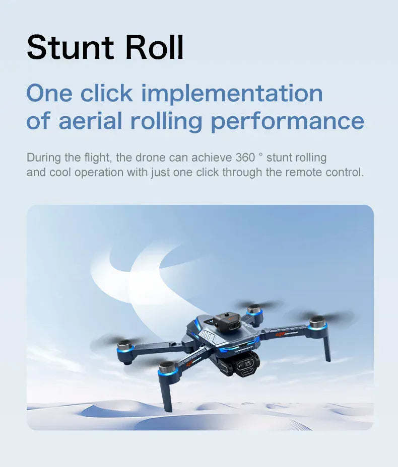 New GT8 Drone 8K Professional HD Dual Cameras Screen Remote 5G WIFI Brushless Motor Obstacle Avoidance Foldable Quadcopter Toys