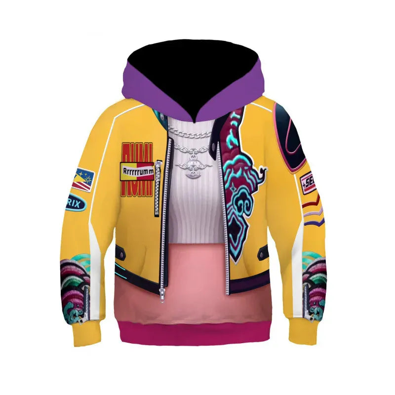 New Movie K-POP Demon Hunters Cosplay Costume for Kids rumi zoey mira Dress Halloween Anime Hunter Girls Dress