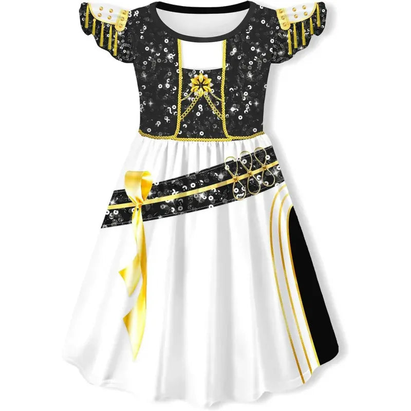 New Movie K-POP Demon Hunters Cosplay Costume for Kids rumi zoey mira Dress Halloween Anime Hunter Girls Dress